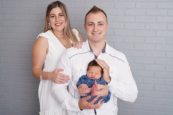 Foster Cunningham and his family